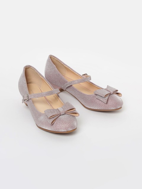 

Fame Forever by Lifestyle Girls Mauve Textured Pumps