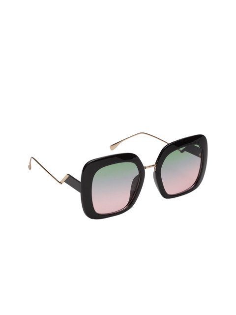 

Get Glamr Women Gradient Oversized Sunglasses SG-LT-CH-174-32, Green
