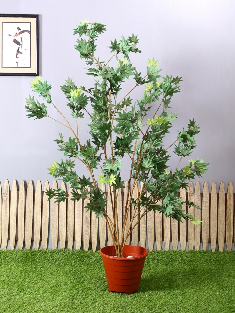 

PolliNation Green Artificial Maple Plant Without Pot