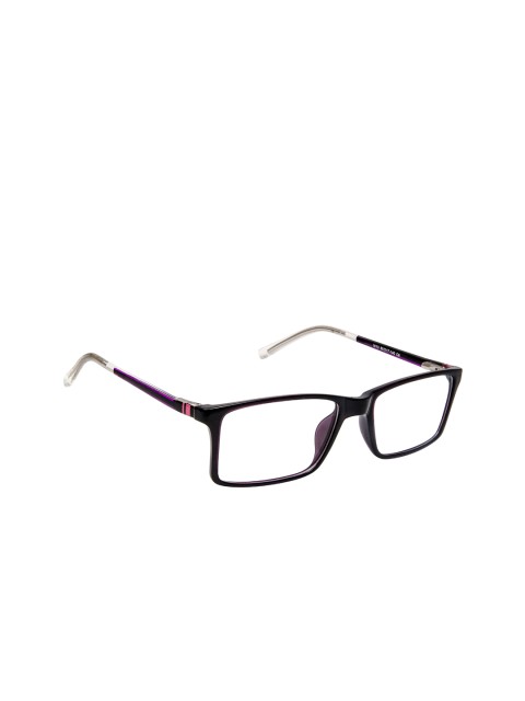 

David Blake Unisex Purple Solid Full Rim Rectangle Frames NEWDB1760