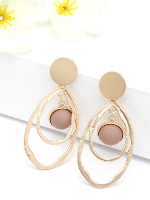 

AVANT-GARDE PARIS Gold-Toned Geometric Drop Earrings