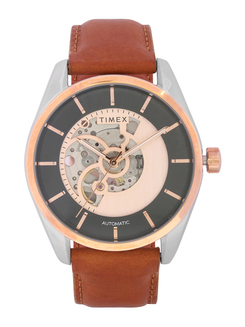 

Timex Men Black Automatic Analogue Watch - TWEG17503, Pink