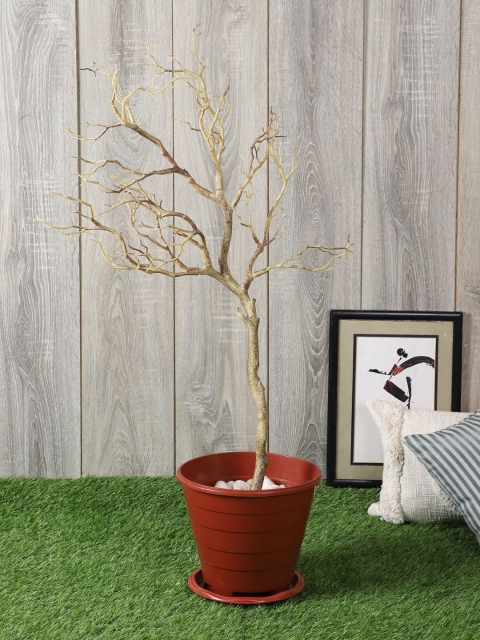 

PolliNation Brown Set of 2 Artificial Plant Without Pot