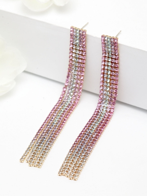 

AVANT-GARDE PARIS Multicoloured Contemporary Drop Earrings, Multi
