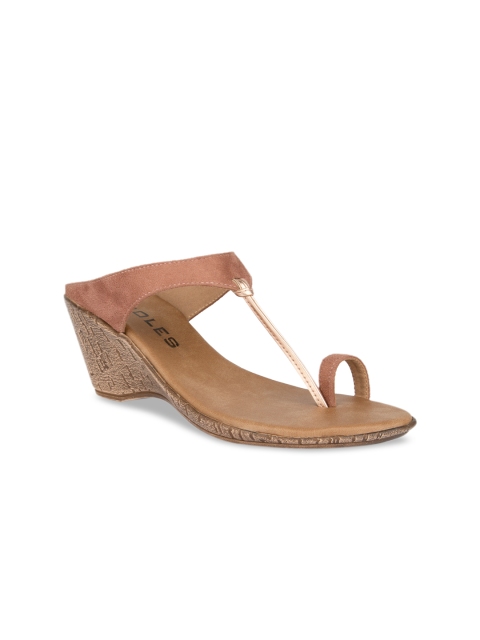 

SOLES Women Pink Solid Heels