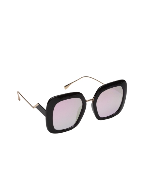 

Get Glamr Women Mirrored Oversized Sunglasses SG-LT-CH-175-32, Pink