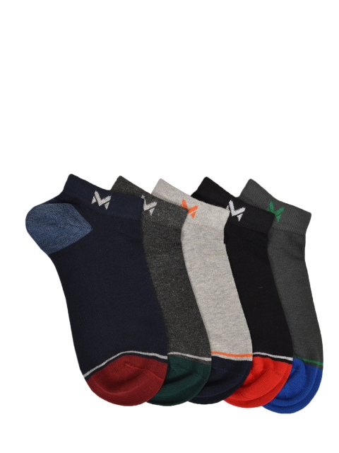 

MARC Girls Pack of 5 Assorted Ankle-Length Socks