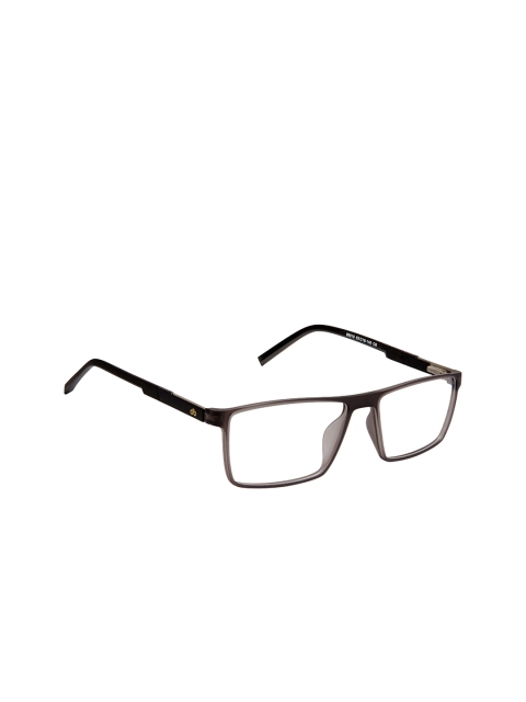 

David Blake Unisex Grey Solid Full Rim Rectangle Frames NEWDB1972