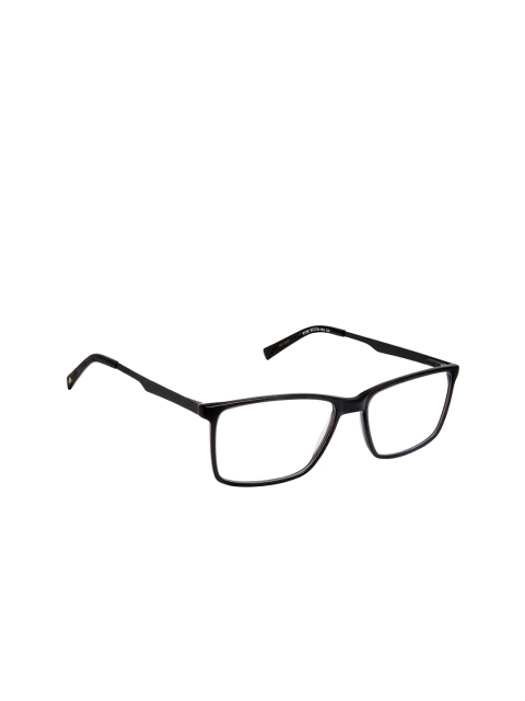 

David Blake Unisex Grey Solid Full Rim Rectangle Frames NEWDB1791