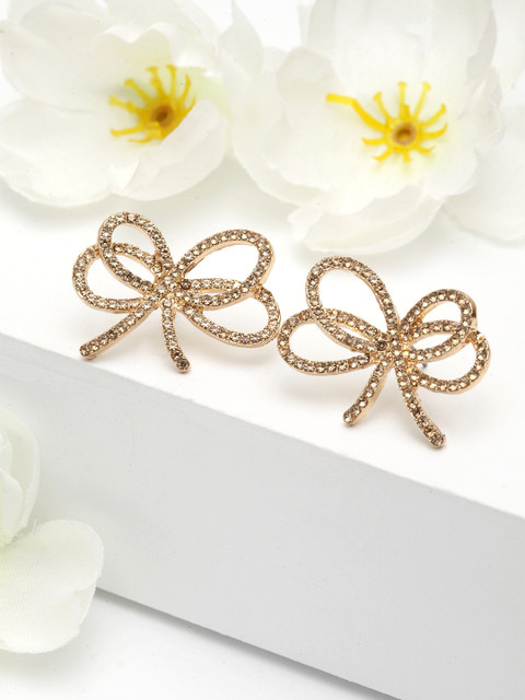 

AVANT-GARDE PARIS Rose Gold-Plated Contemporary Studs