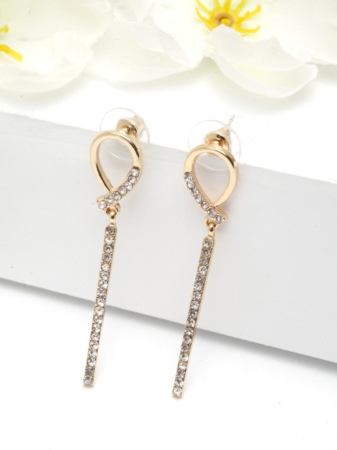 

AVANT-GARDE PARIS Gold-Toned Geometric Drop Earrings