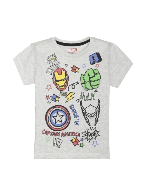 

Kids Ville Avengers featured Grey Tshirt for Boys