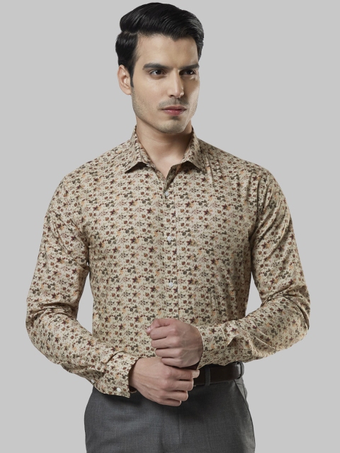 

Next Look Men Khaki Slim Fit Printed Casual Shirt