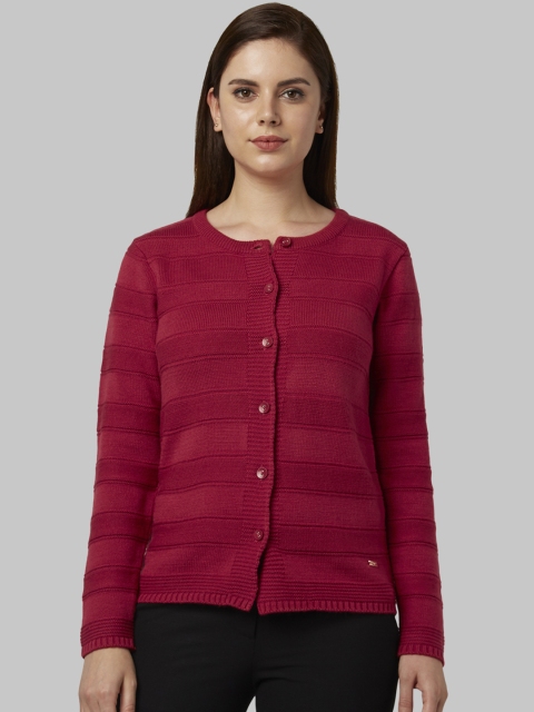 

Park Avenue Woman Red Striped Sweater Vest