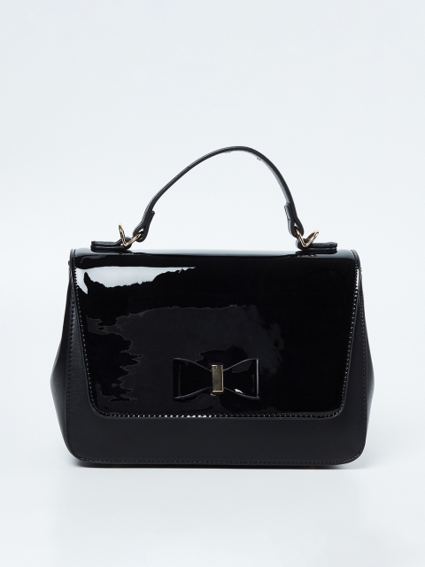

CODE by Lifestyle Black Solid Sling Bag