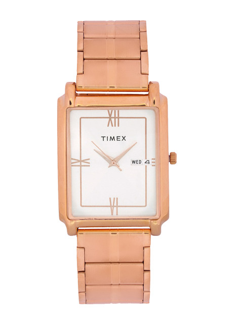 

Timex Men Silver-Toned Analogue Watch TW000W911