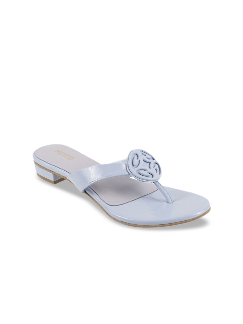 

Metro Women Blue Solid Comfort Heels