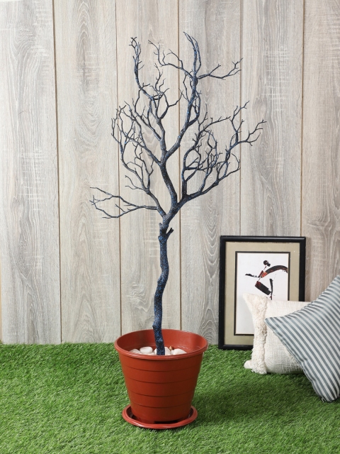 

PolliNation Blue Set of 2 Artificial Plant Without Pot