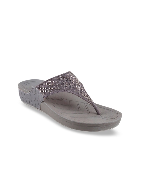 

Metro Women Grey Embellished Heels