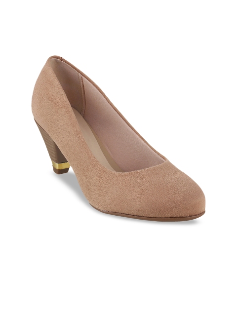 

Metro Women Beige Solid Pumps