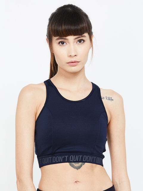 

Kappa Navy Blue Solid Non-Wired Lightly Padded Sports Bra 8907362153684