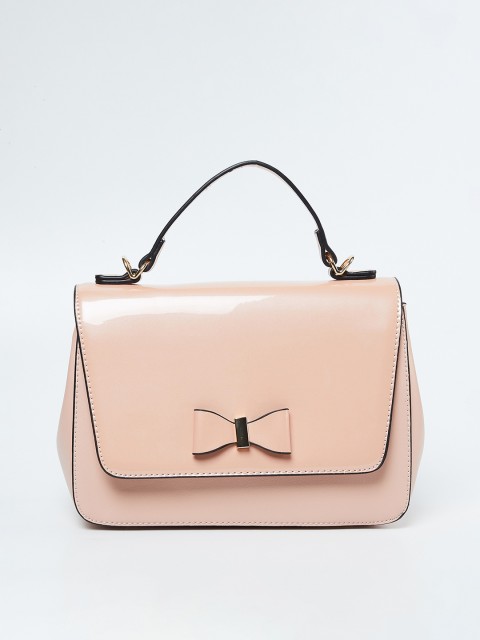 

CODE by Lifestyle Beige Solid Handheld Bag