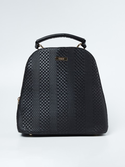 

CODE by Lifestyle Women Black Textured Backpack