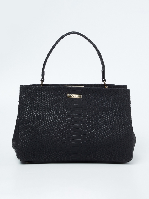 

CODE by Lifestyle Black Textured Handheld Bag