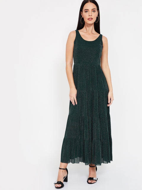 

CODE by Lifestyle Women Green Embellished Maxi Dress