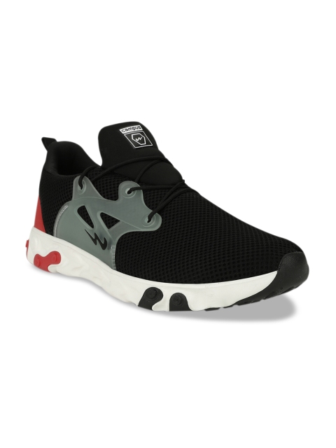 Men Black Mesh Running Shoes