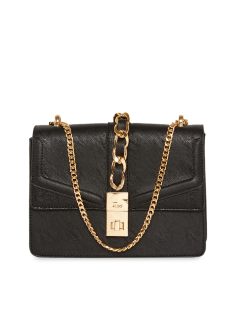 

ALDO Black Textured Sling Bag