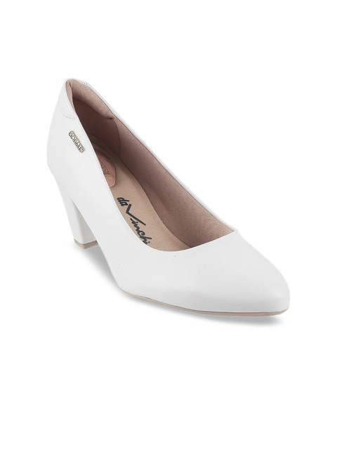 

Metro Women White Solid Pumps