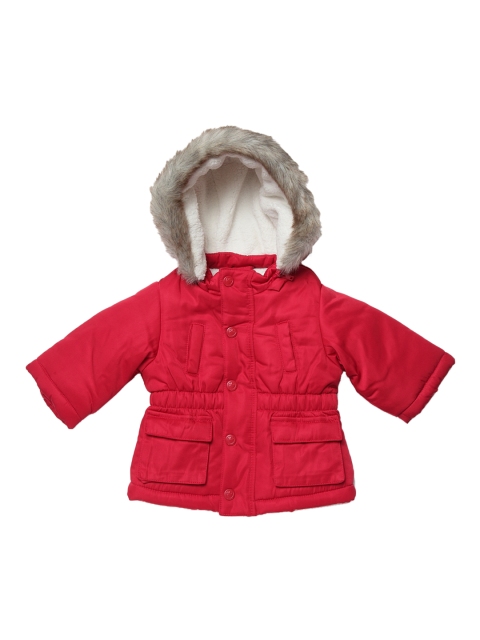

Chicco Boys Red Solid Water Resistant Padded Jacket With Detachable Hood