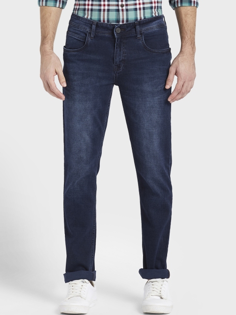 

ColorPlus Men Blue Tapered Fit Mid-Rise Clean Look Jeans