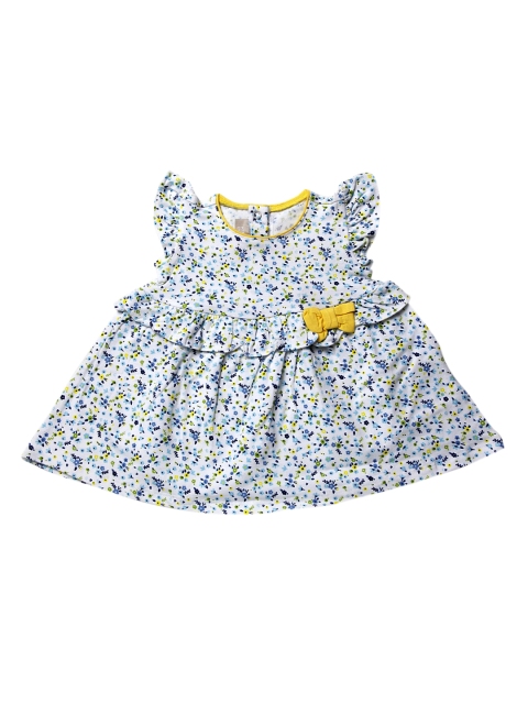

Chicco Girls White Printed Fit and Flare Dress