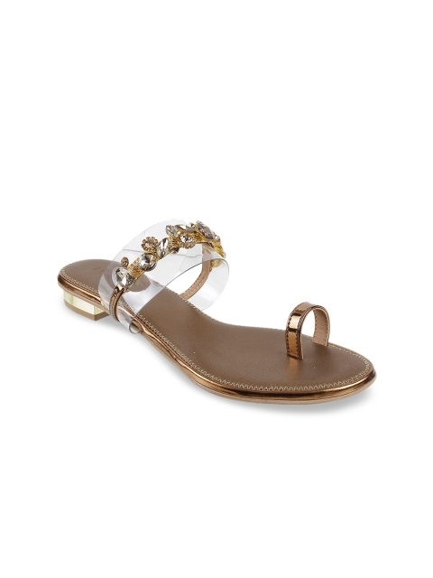 

Metro Women Gold-Toned Solid Heels