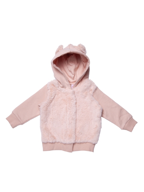 

Chicco Girls Pink Hooded Fuzzy Cardigan