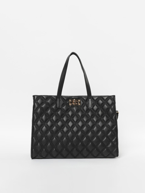 

CODE by Lifestyle Black Textured Handheld Bag