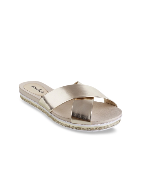 

Metro Women Gold-Toned Solid Heels