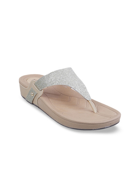 

Metro Women Gold-Toned Embellished Heels