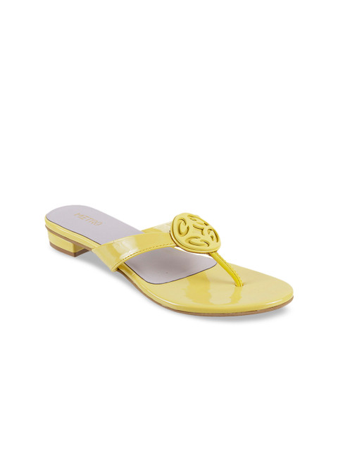 

Metro Women Yellow Solid Heels