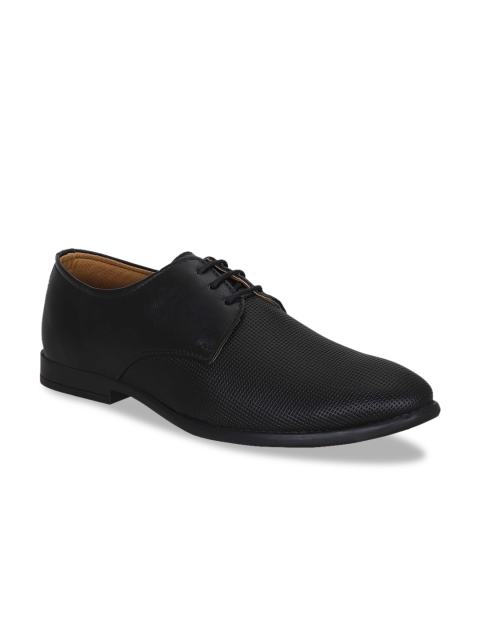

Get Glamr Men Black Textured Formal Derbys