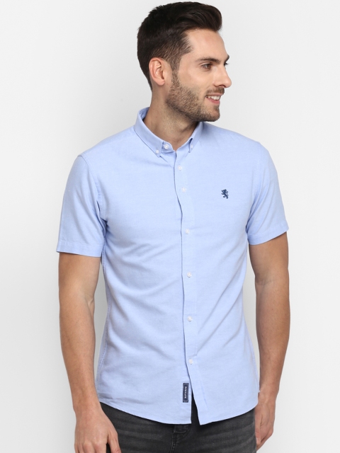 

Red Tape Men Blue Smart Regular Fit Solid Casual Shirt