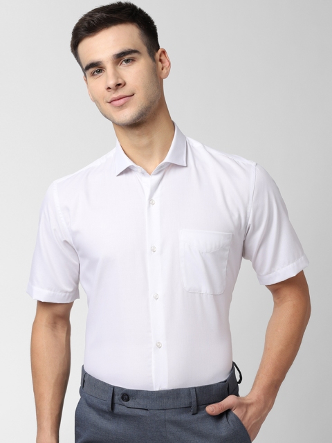 

Peter England Men White Regular Fit Solid Formal Shirt