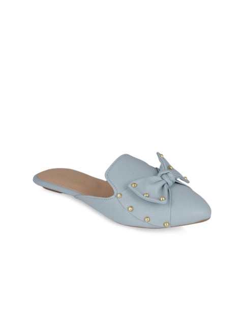 

SCENTRA Women Blue Embellished Mules