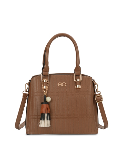 

E2O Khaki Textured Shoulder Bag