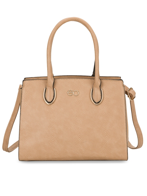 

E2O Brown Textured Handheld Bag