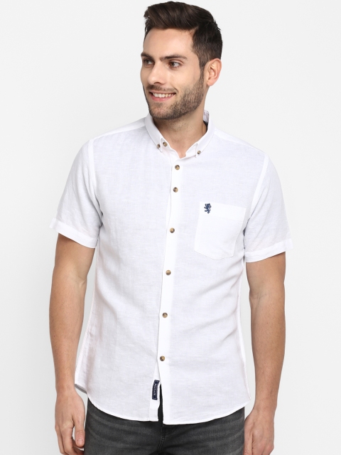 

Red Tape Men White Smart Regular Fit Solid Casual Shirt
