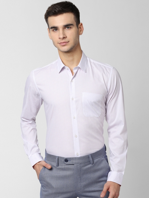 

Peter England Men Purple Regular Fit Printed Formal Shirt