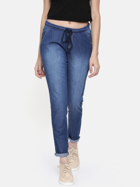 

ZHEIA Women Blue Slim Fit Mid-Rise Clean Look Jeans